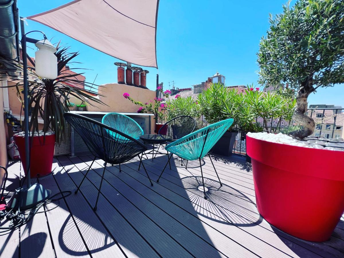 Ferienwohnung Duplex Avec Terrasse - Hyper-Centre De Toulon Exterior foto